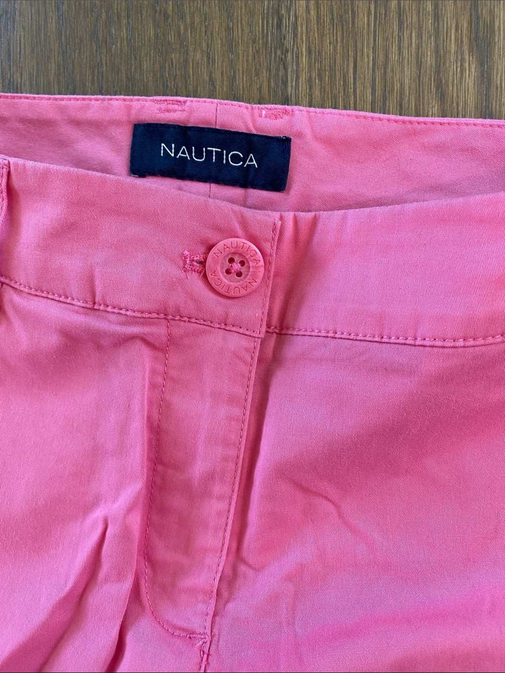 Nautica Bubblegum Pink Casual Cotton Shorts - Picture 4 of 8
